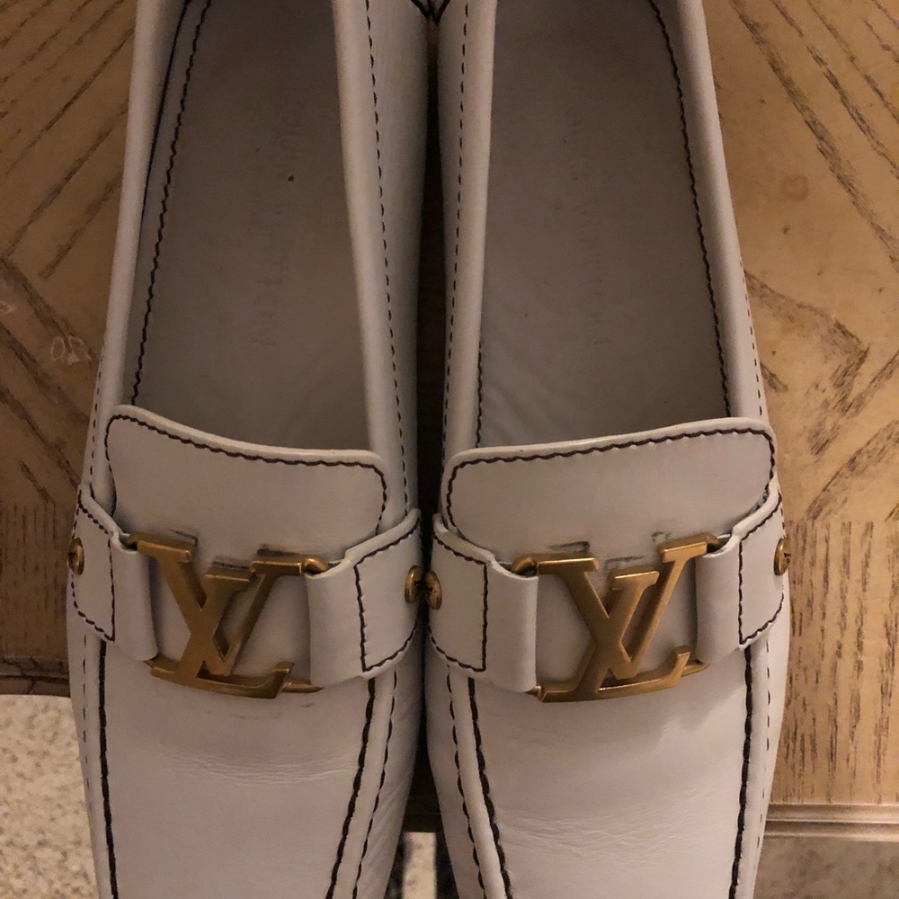 LV like New White loafers - Picture 3 of 8
